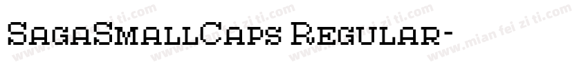 SagaSmallCaps Regular字体转换